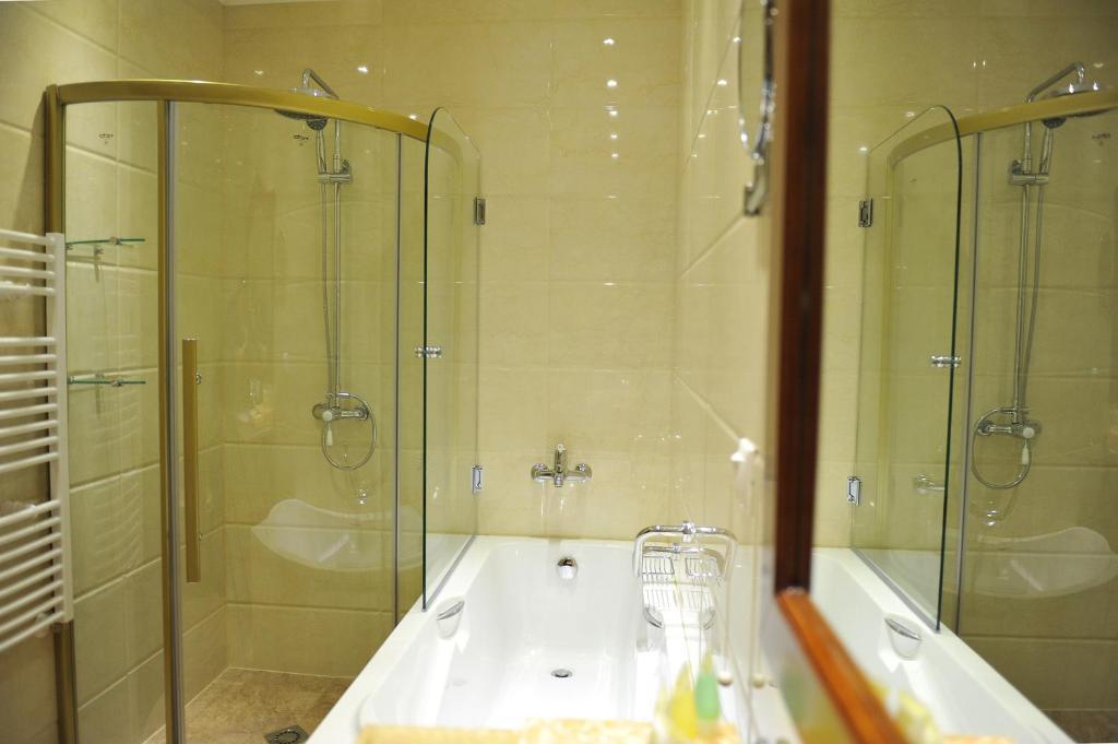 Park Hotel Stara Zagora Rom bilde A shower enclosure